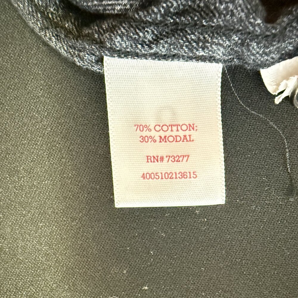 Women's SO Perfect Shirt - Black w/ White Polka Dot Button Up - Size Medium - Picture 4 of 4